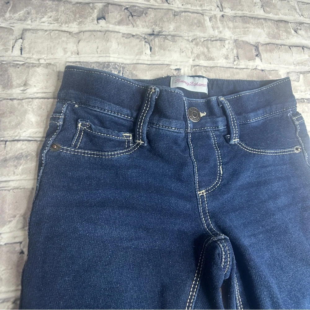 EUC Tommy Bahama Kids Dark Blue Jeans Size 6